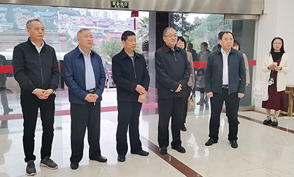 福建省政協(xié)副主席、省工商聯(lián)主席王光遠一行視察虹潤公司